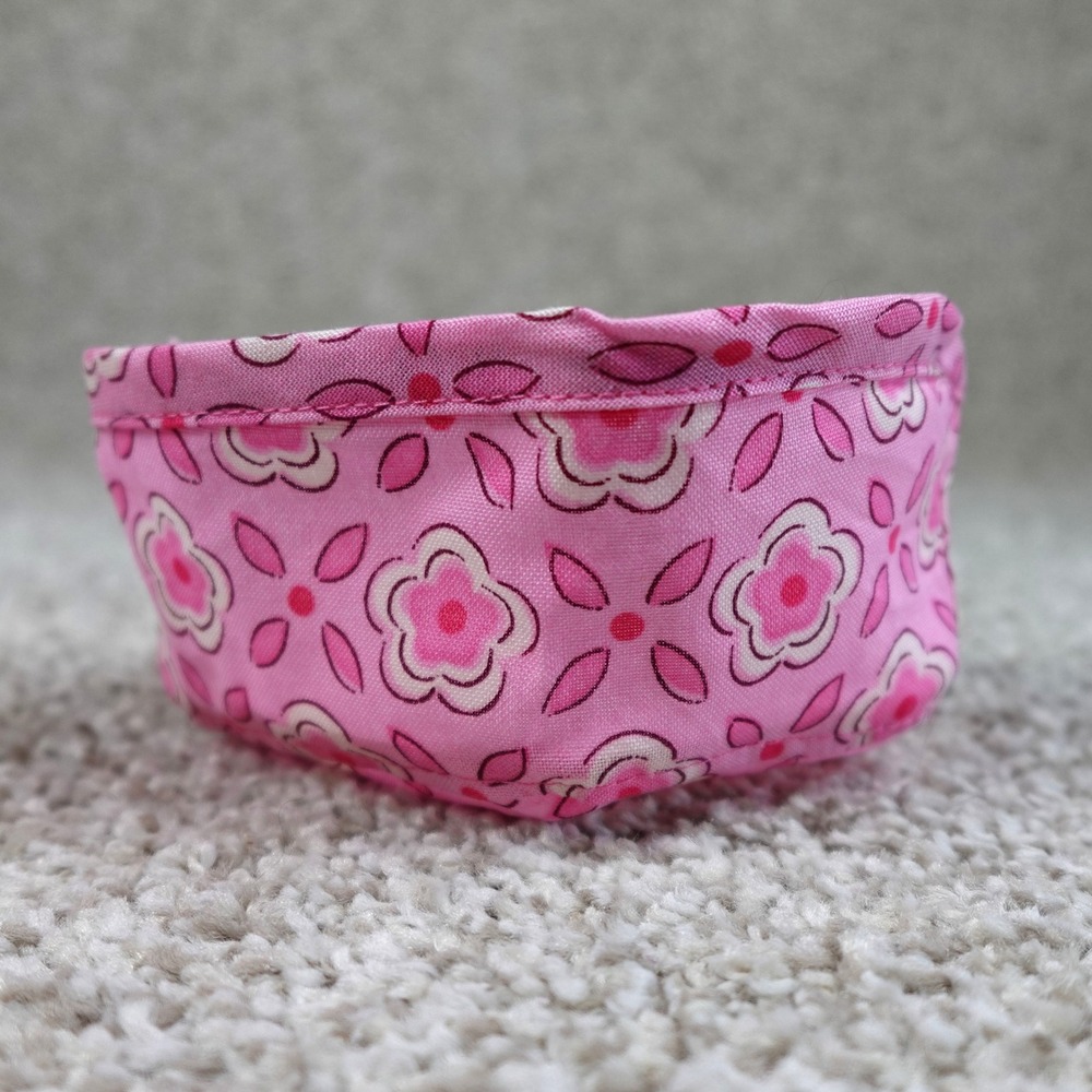 Longaberger 2012 Horizon of Hope Basket Liner Pink Floral Fabric Accessory